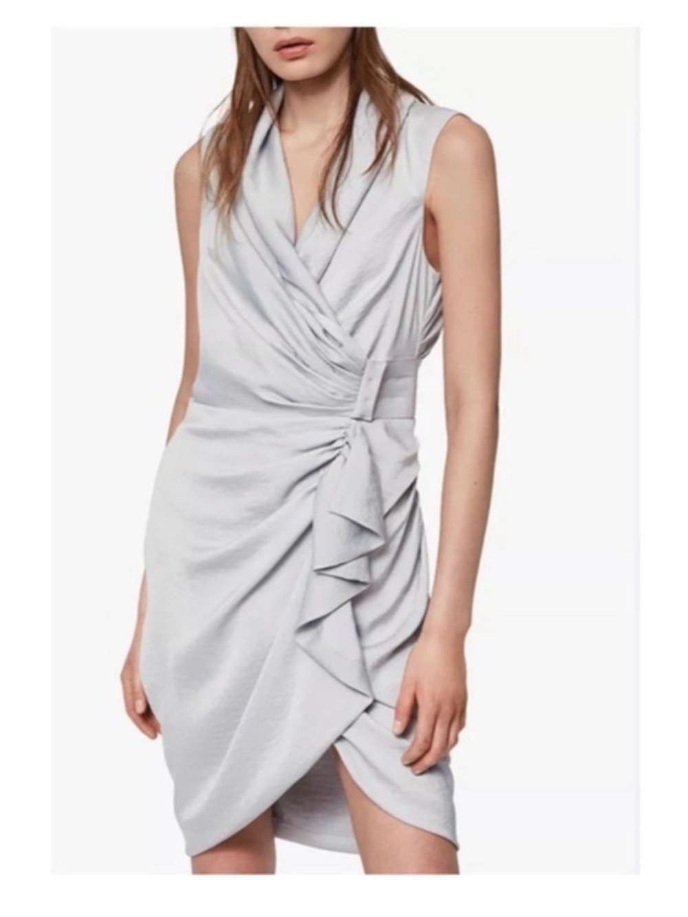 NWT All Saints Cancity Wrap Dress
